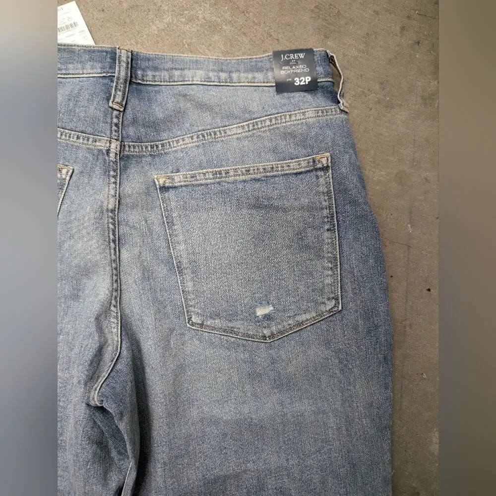 ·J Crew Relaxed Boyfriend Jeans, 32p - Picture 5 of 13